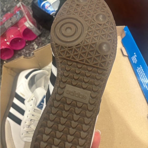 Adidas Samba White and Black Shoes - Picture 4 of 5